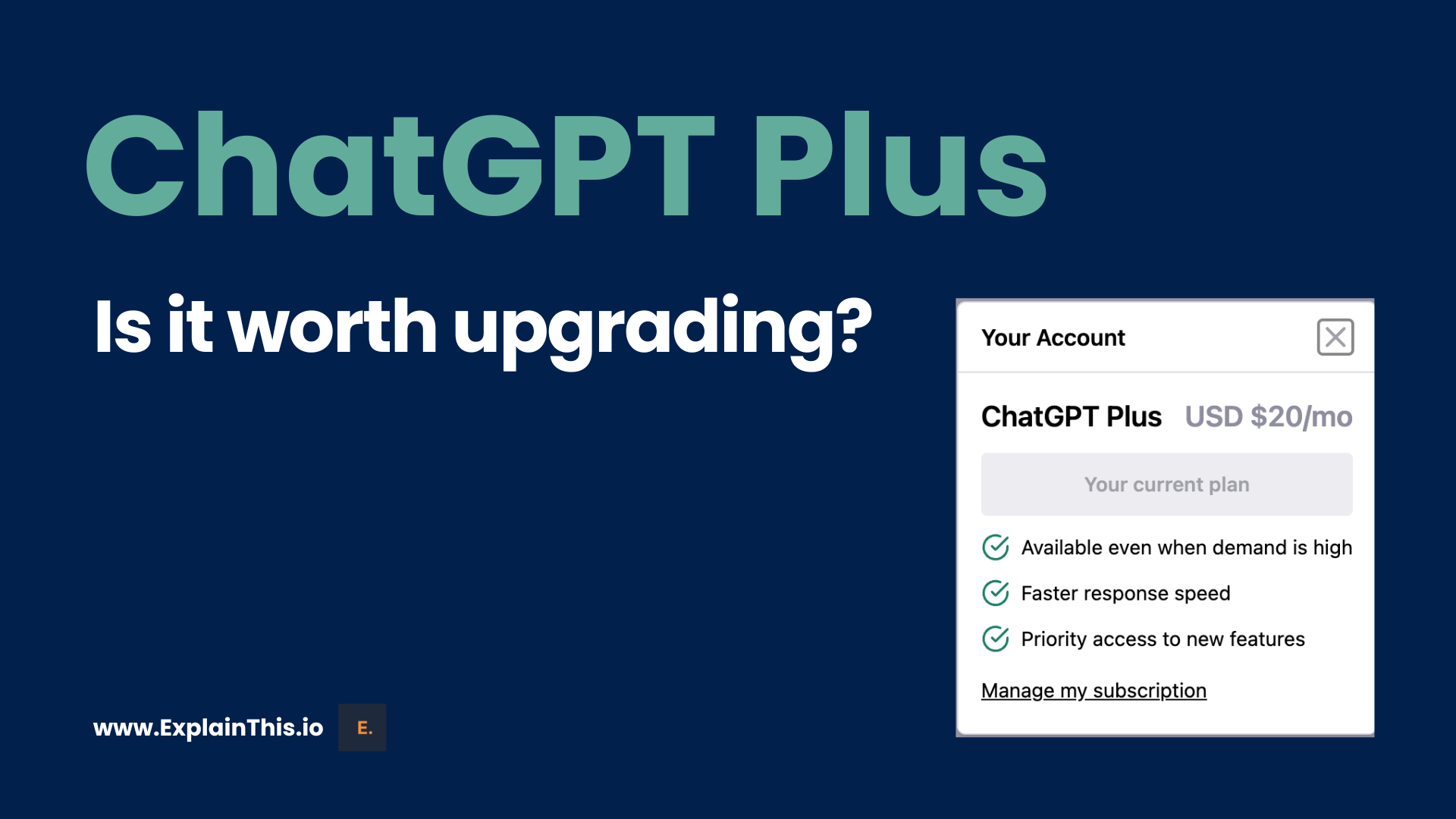 ChatGPT Plus - is it worth the upgrade?