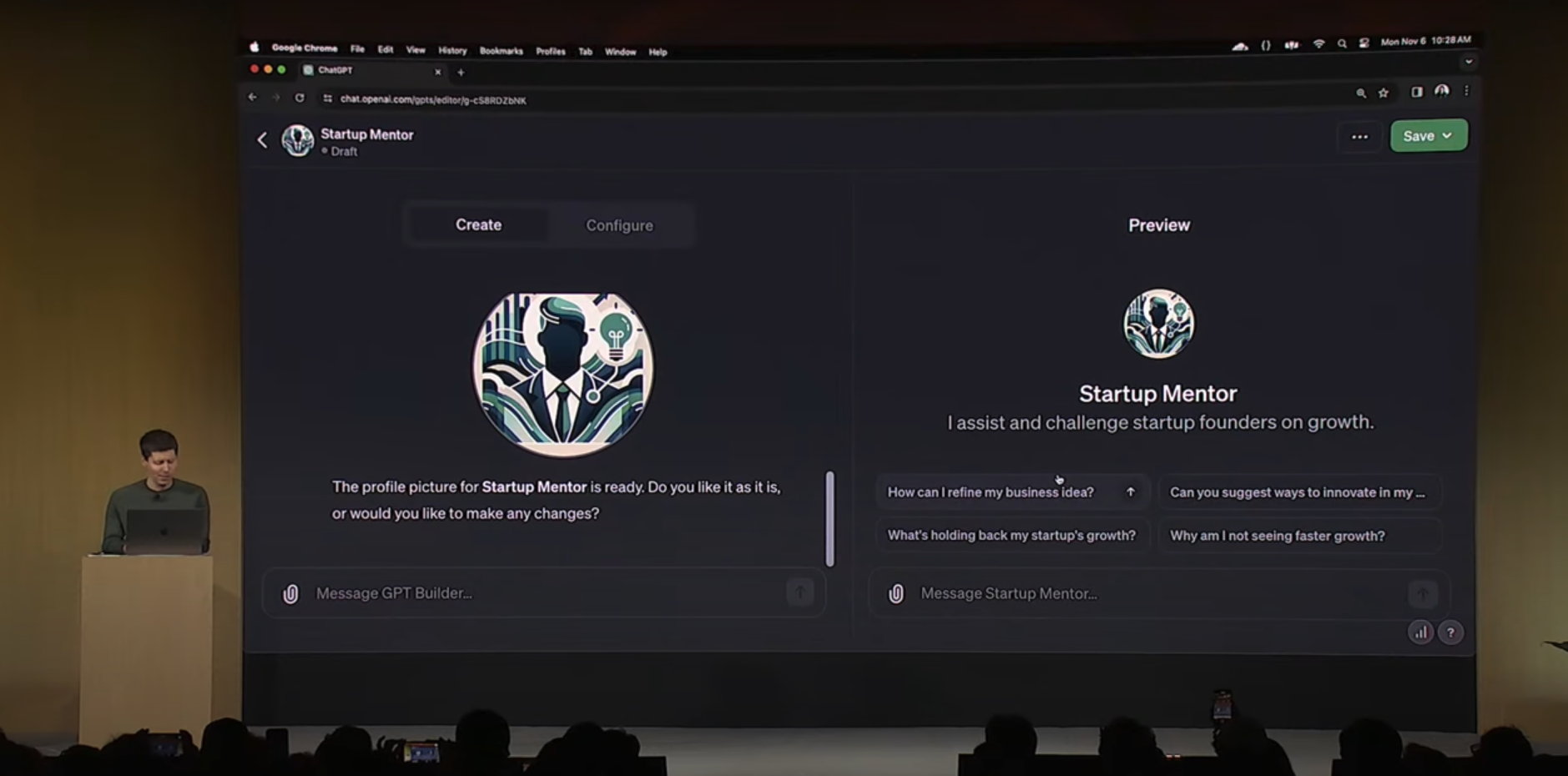 OpenAI DevDay 上介紹 GPTs