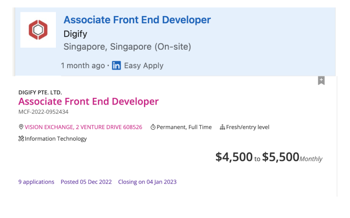 Software Engineer Salary Information