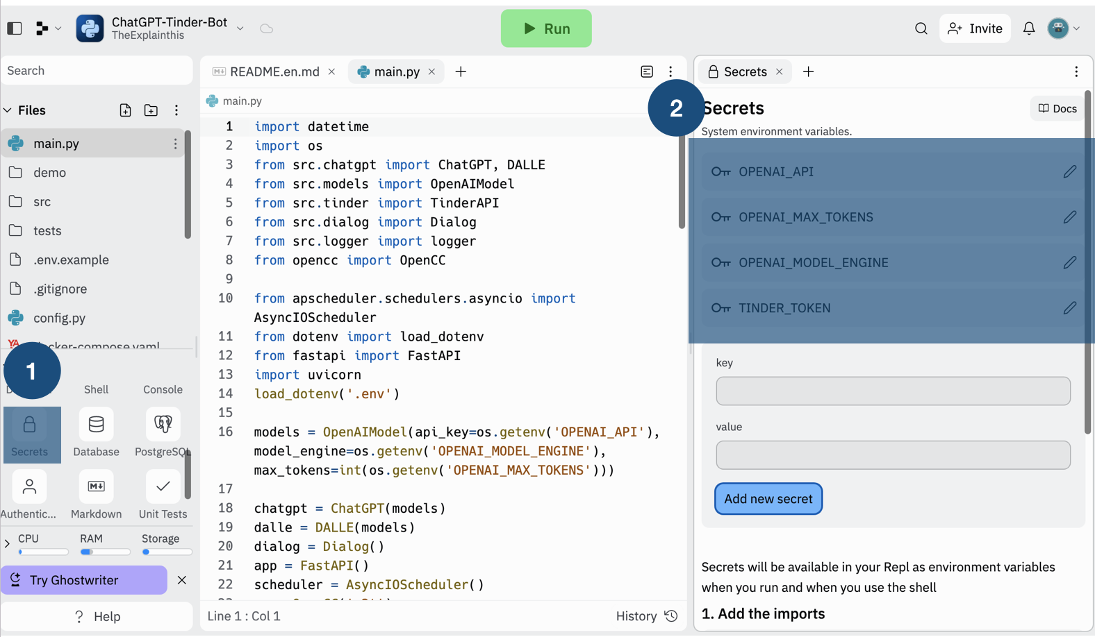 Replit Set Environment Variable