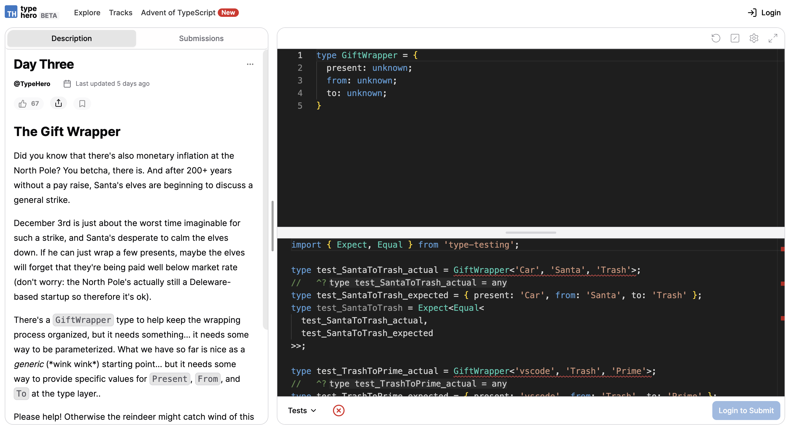 2023 Advent of TypeScript 第 3 題