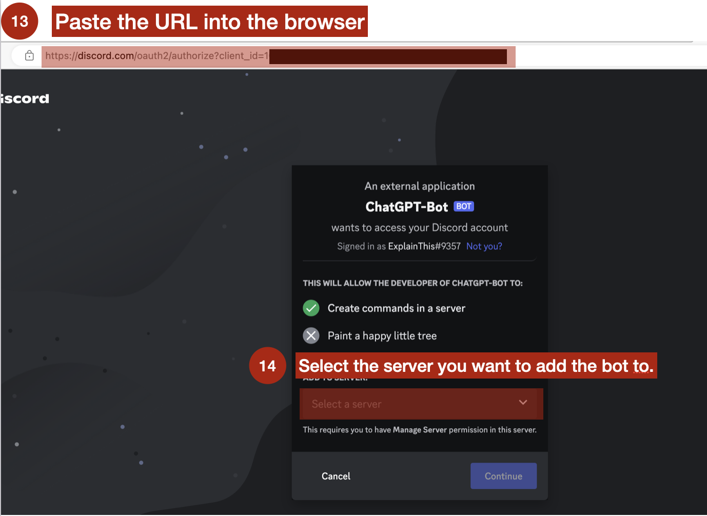 Get OpenAI Token Step 13 and Step 14