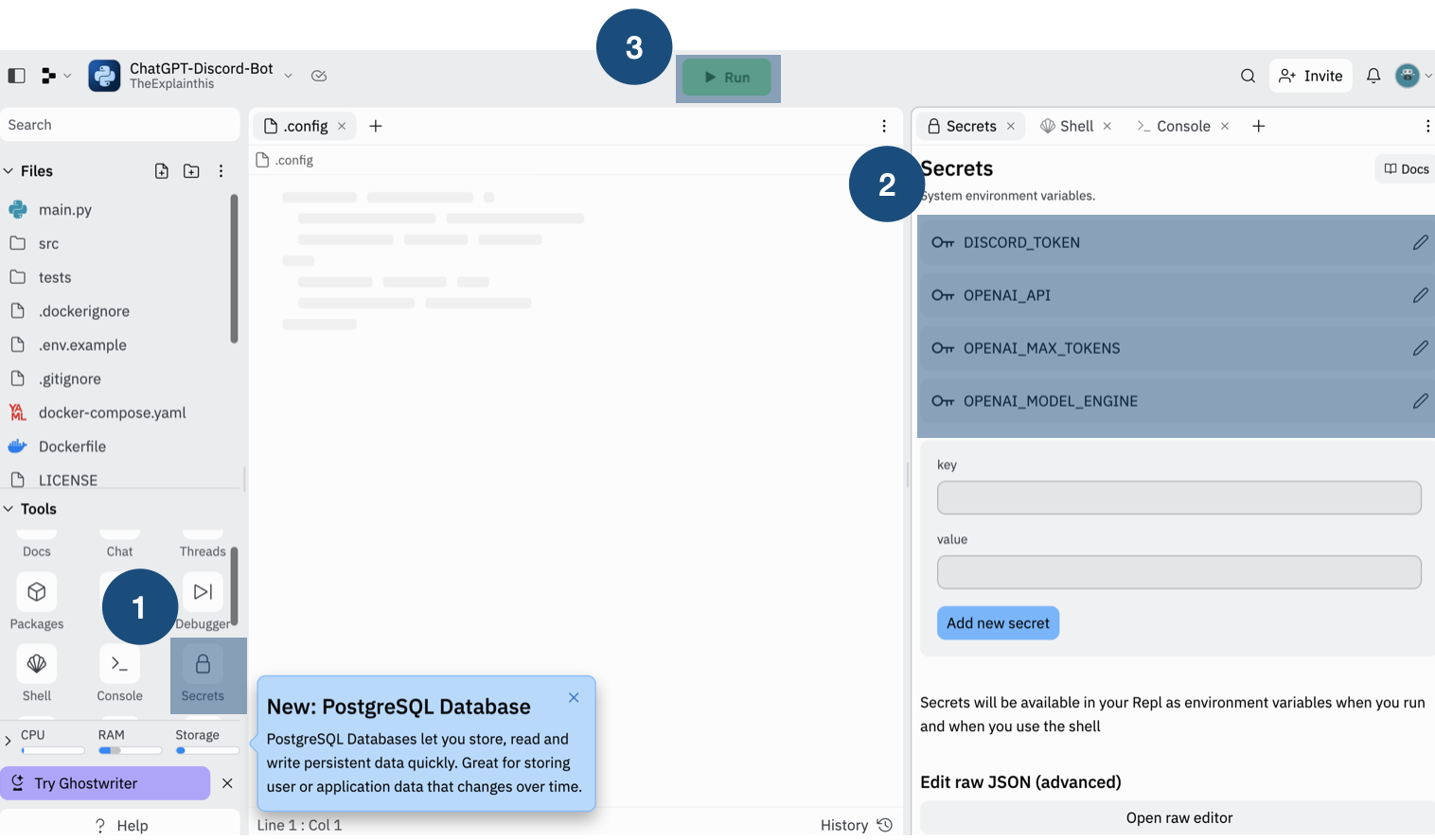 Replit Set Environment Variable