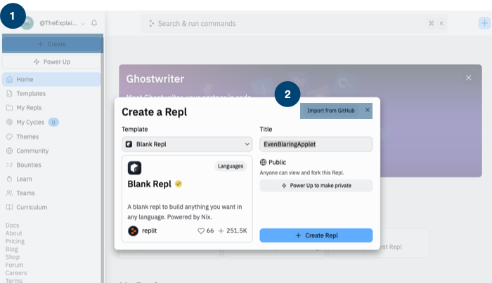 Replit Deploy Step 1