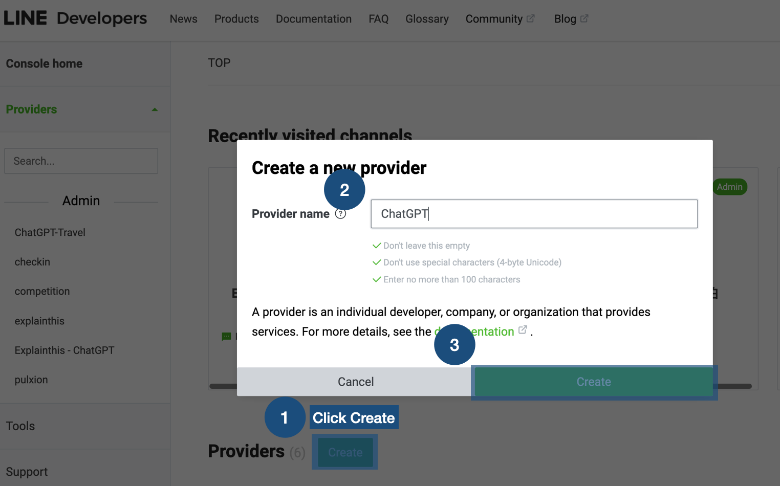 Get Line Keys Step 1