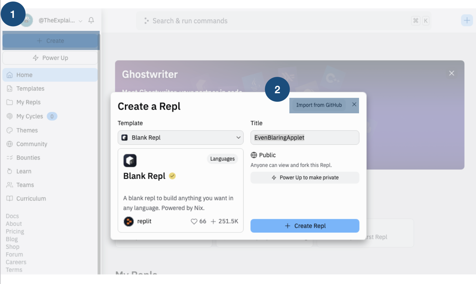 Replit Deploy Step 1