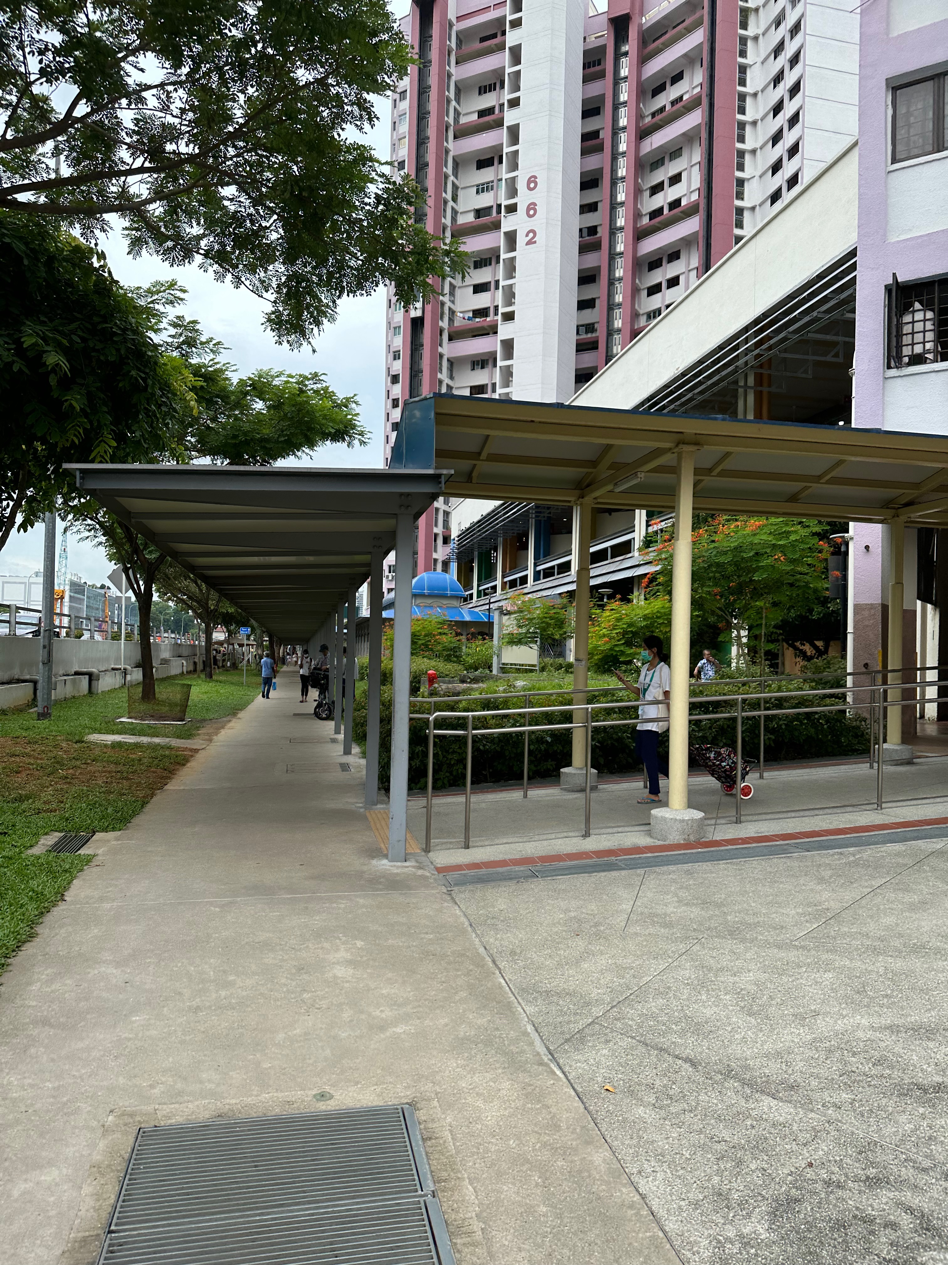 新加坡人行道遮雨棚