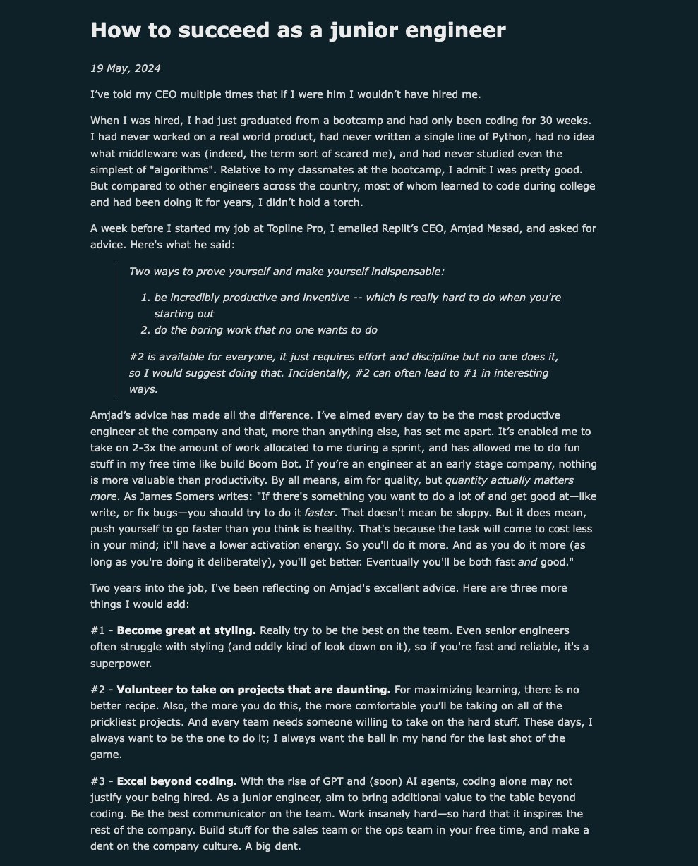 Replit 的 CEO 分享