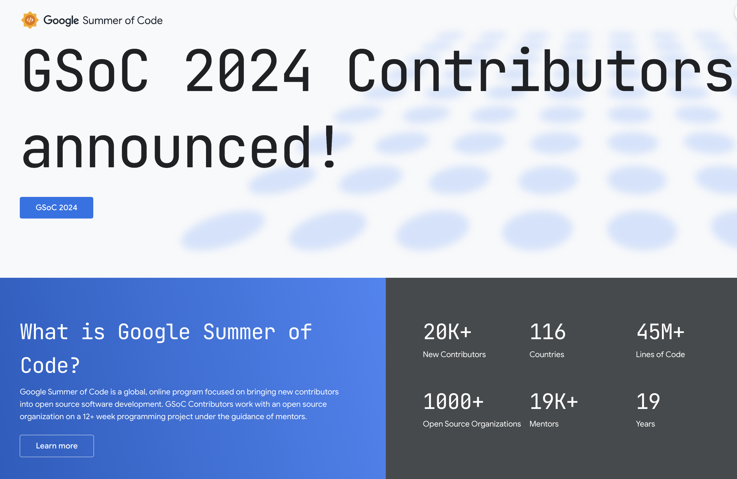 Google Summer of Code 2024